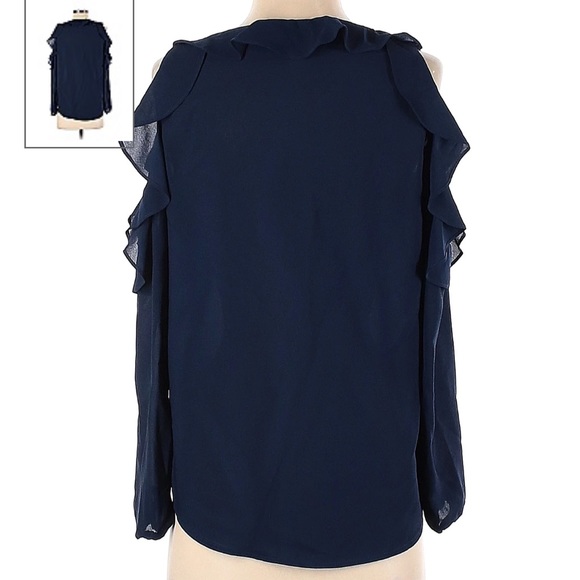 NWT - Cold Shoulder Ruffle Top - Picture 3 of 4